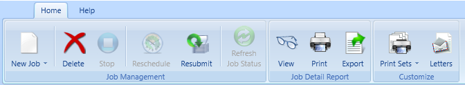 The Batch Manager Window